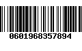 Código de Barras 0601968357894
