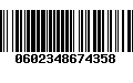 Código de Barras 0602348674358