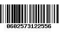 Código de Barras 0602573122556