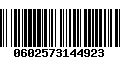 Código de Barras 0602573144923