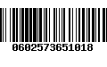 Código de Barras 0602573651018