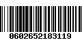 Código de Barras 0602652183119