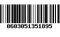 Código de Barras 0603051351895