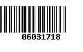 Código de Barras 06031718