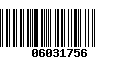 Código de Barras 06031756