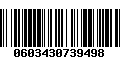 Código de Barras 0603430739498