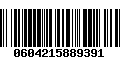 Código de Barras 0604215889391