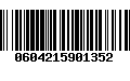 Código de Barras 0604215901352