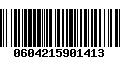 Código de Barras 0604215901413