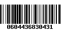 Código de Barras 0604436830431