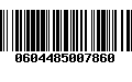 Código de Barras 0604485007860