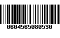 Código de Barras 0604565080530