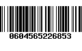 Código de Barras 0604565226853