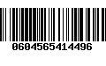 Código de Barras 0604565414496