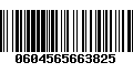 Código de Barras 0604565663825