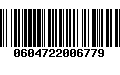 Código de Barras 0604722006779