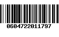 Código de Barras 0604722011797