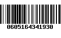 Código de Barras 0605164341930