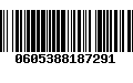 Código de Barras 0605388187291