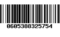 Código de Barras 0605388325754