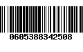 Código de Barras 0605388342508