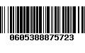Código de Barras 0605388875723