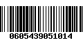 Código de Barras 0605439051014