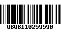 Código de Barras 0606110259590