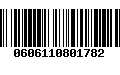 Código de Barras 0606110801782