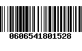 Código de Barras 0606541801528