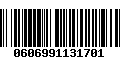 Código de Barras 0606991131701