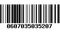 Código de Barras 0607035035207