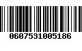 Código de Barras 0607531005186