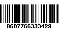 Código de Barras 0607766333429