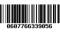 Código de Barras 0607766339056