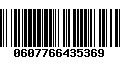 Código de Barras 0607766435369