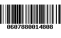 Código de Barras 0607880014808