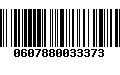 Código de Barras 0607880033373