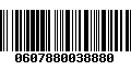 Código de Barras 0607880038880