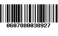 Código de Barras 0607880038927