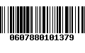 Código de Barras 0607880101379