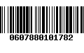 Código de Barras 0607880101782