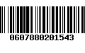 Código de Barras 0607880201543