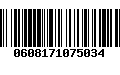 Código de Barras 0608171075034