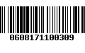 Código de Barras 0608171100309