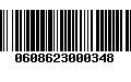 Código de Barras 0608623000348