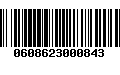 Código de Barras 0608623000843