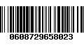 Código de Barras 0608729658023