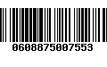 Código de Barras 0608875007553