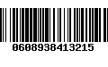 Código de Barras 0608938413215